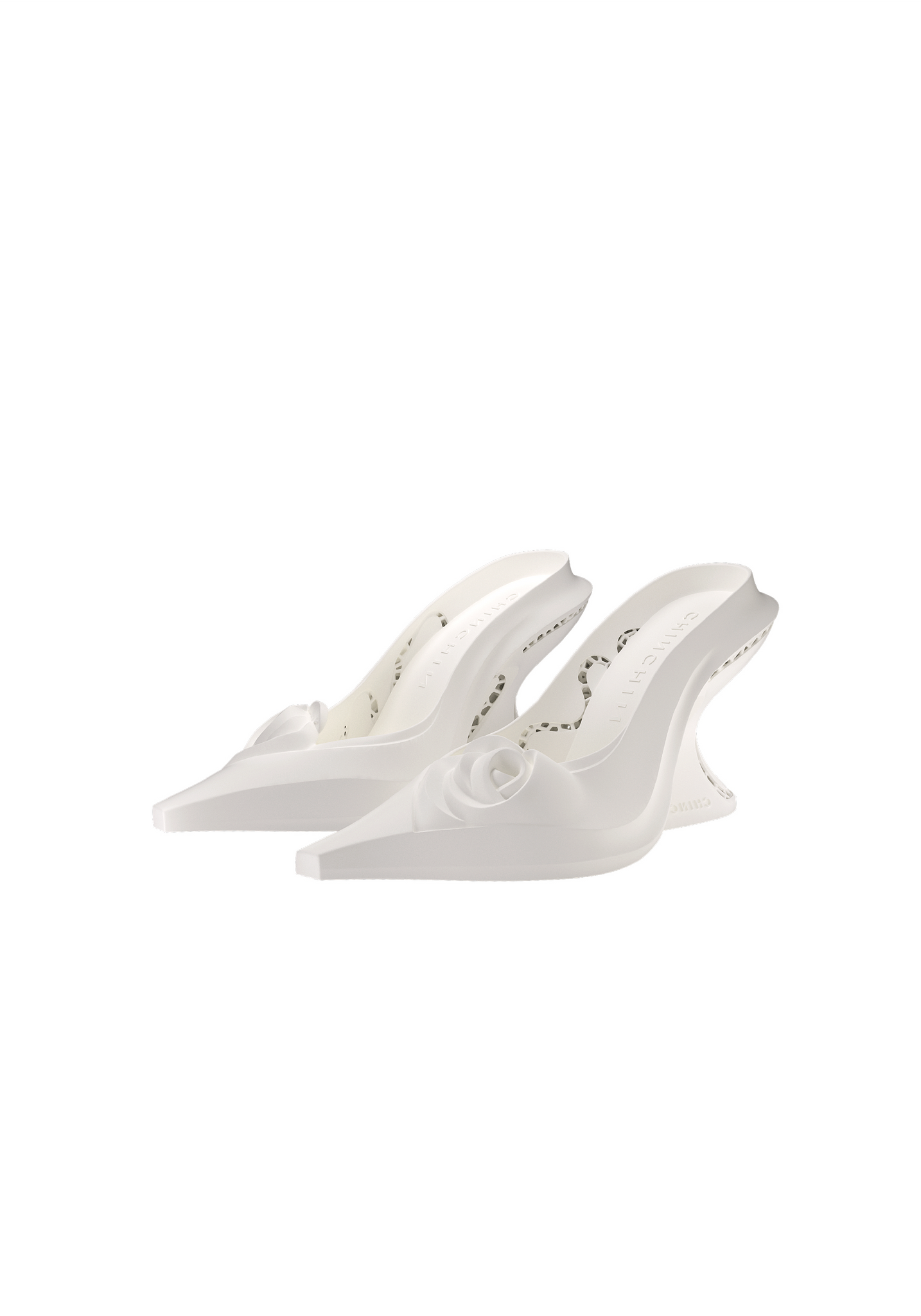 Rose Arch Pumps | White