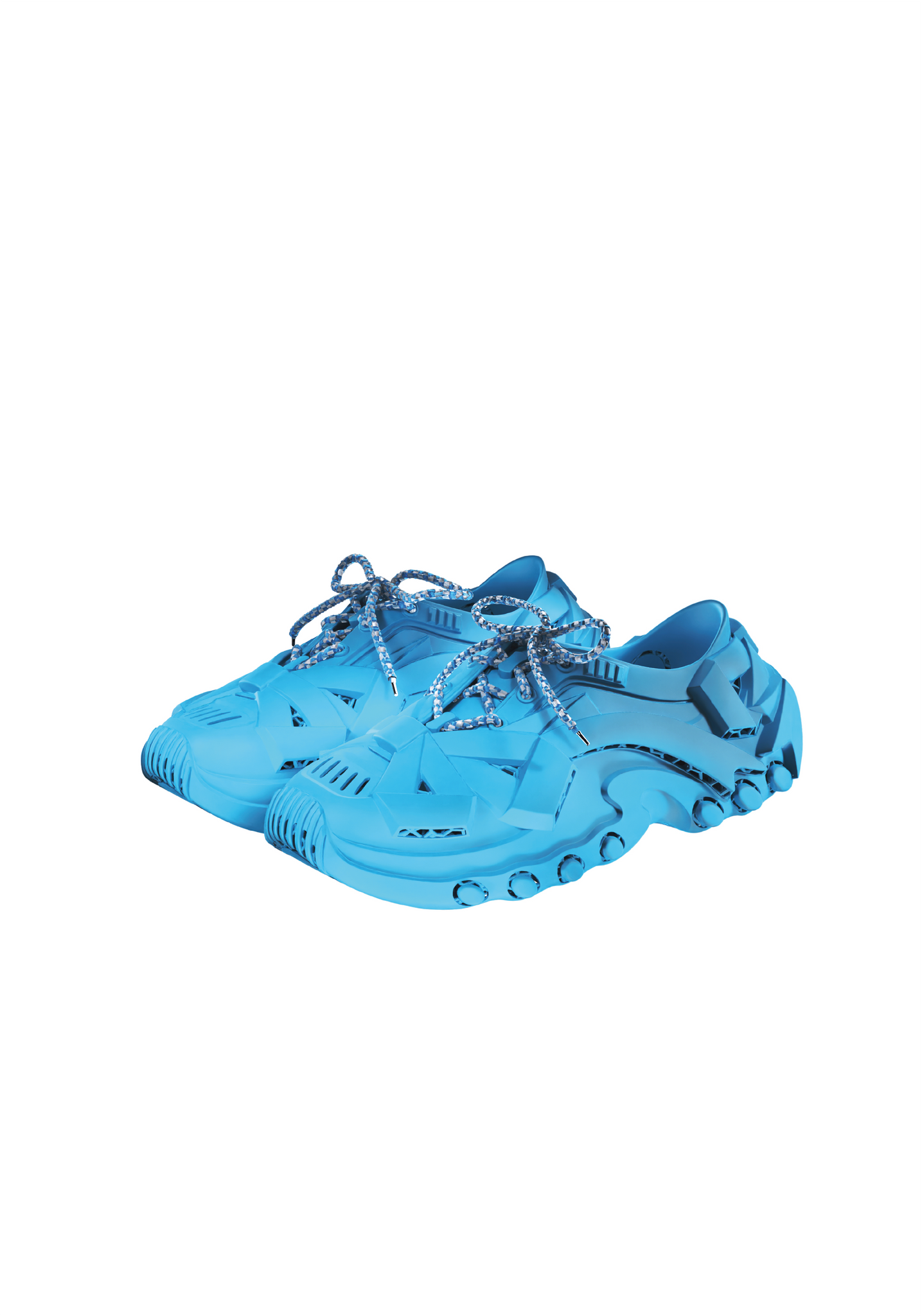 Ribbon Sneakers | Aqua